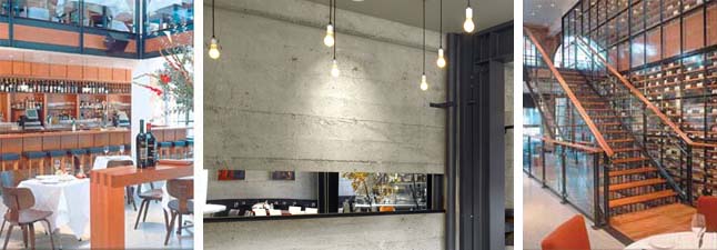 Zack/de Vito Architecture projects: Bacar restaurant and Orson