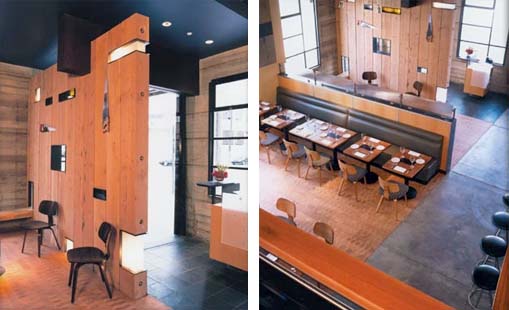 Zack/de Vito Architecture's design for Gordon's House of Fine Eats won an SF-AIA Honor Award in 2001.