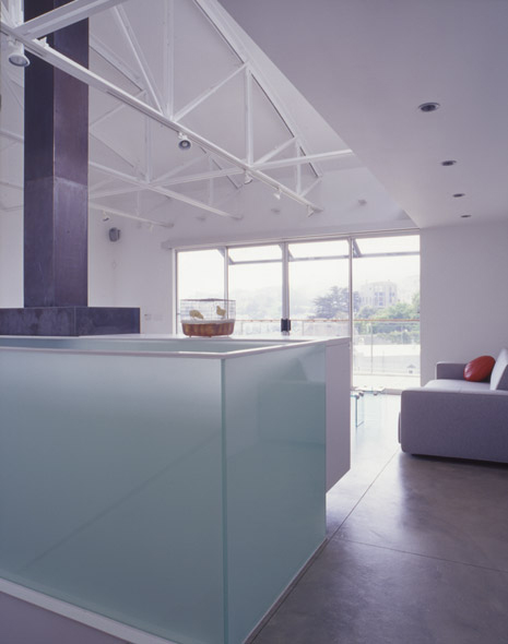 Living area in a recent San Francisco project from Zack/de Vito Architecture