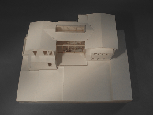 West Aerial View: Initial Model 