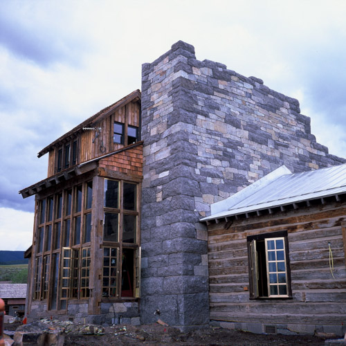 Richard Rhodes' stone design and fabrication was integral to this finished project, a private residence in Colorado. The design team included Madderlake Designs, Studio Sofield, and JLF Architects, Inc. Photo: Richard Rhodes